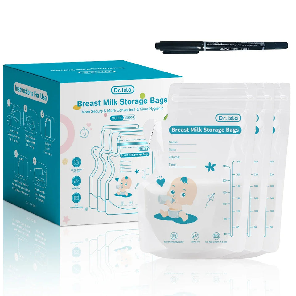 Bolsas para almacenar leche materna