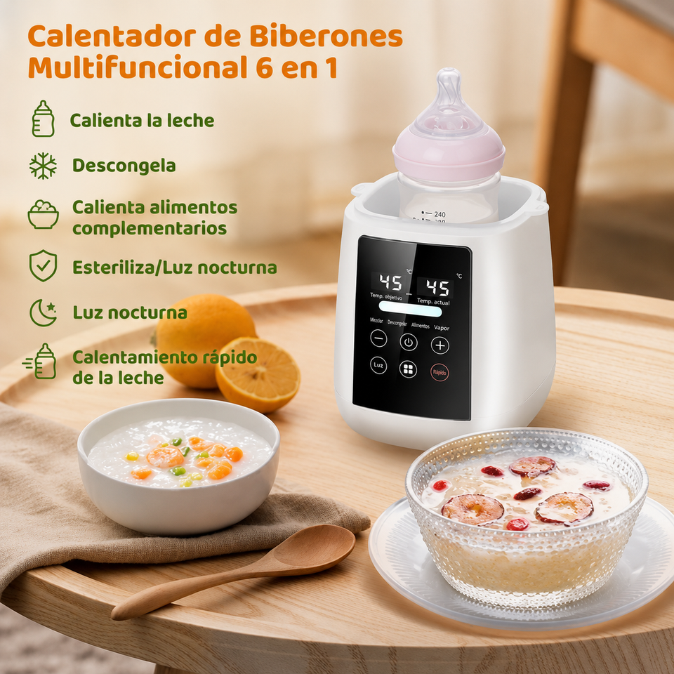 Calientabiberones y esterilizador