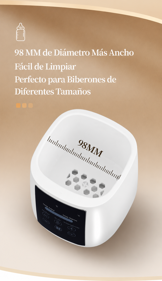 Calientabiberones y esterilizador
