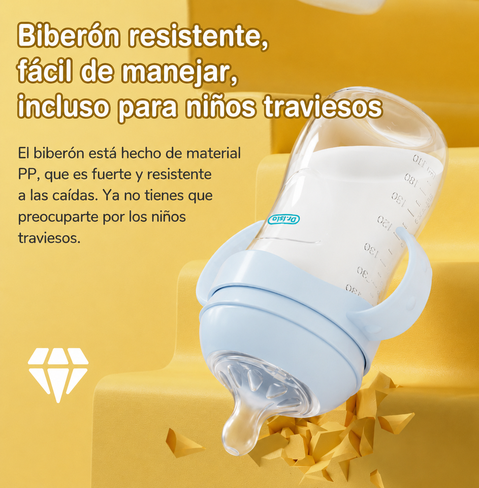 Biberones con asas para recién nacidos