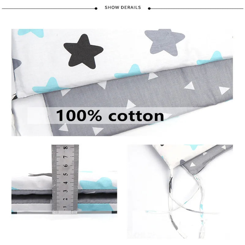 Protector de cuna con laterales