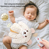 Almohada infantil con forma de palmera y mando a distancia
