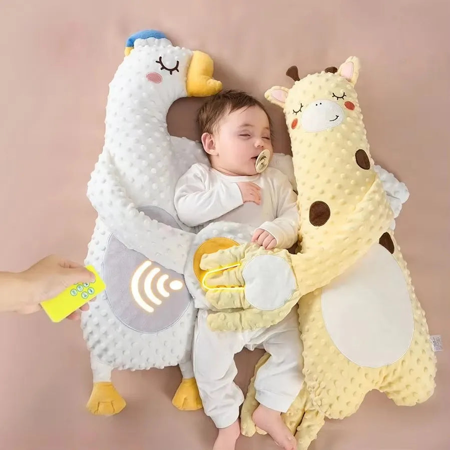Electric pillow with clapping function to soothe
