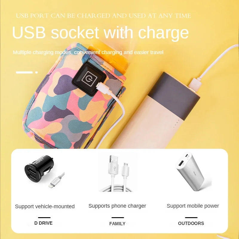 Calentador de agua USB para leche materna