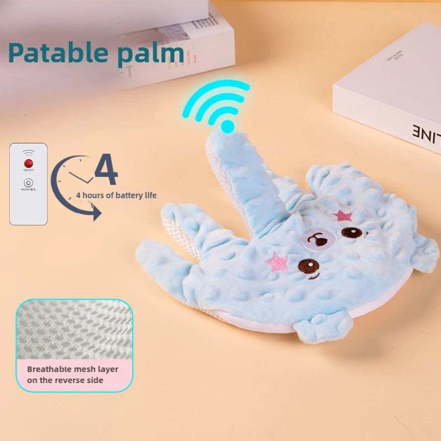 Almohada infantil con forma de palmera y mando a distancia