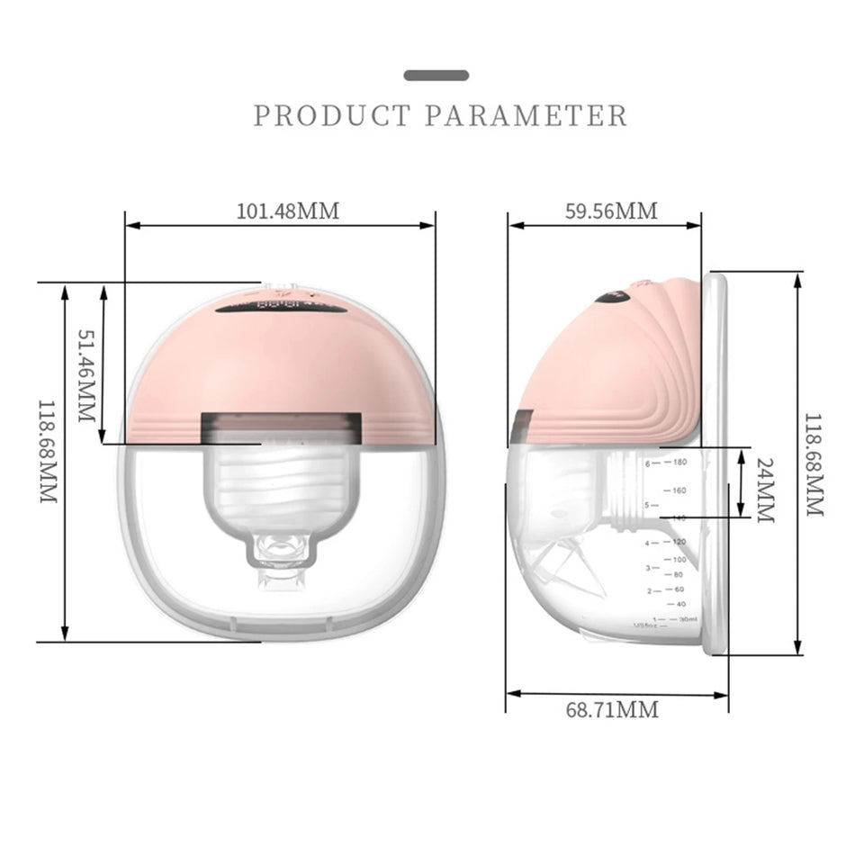 Extractor de leche eléctrico portátil