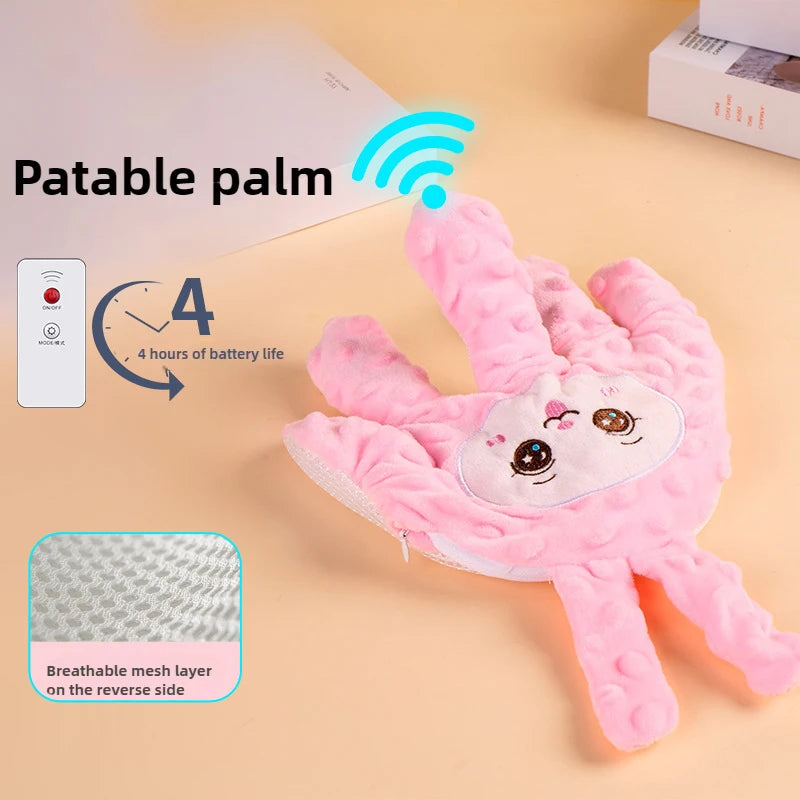 Almohada infantil con forma de palmera y mando a distancia