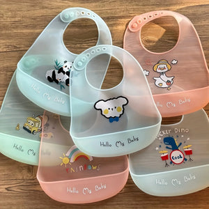 Baberos impermeables para bebés