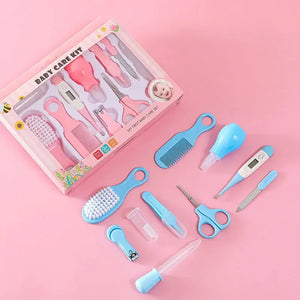 Kit esencial para el cuidado del bebé.