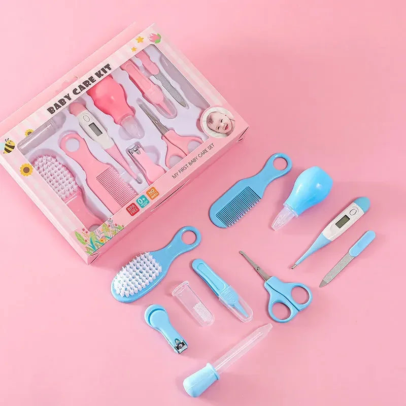 Kit esencial para el cuidado del bebé.