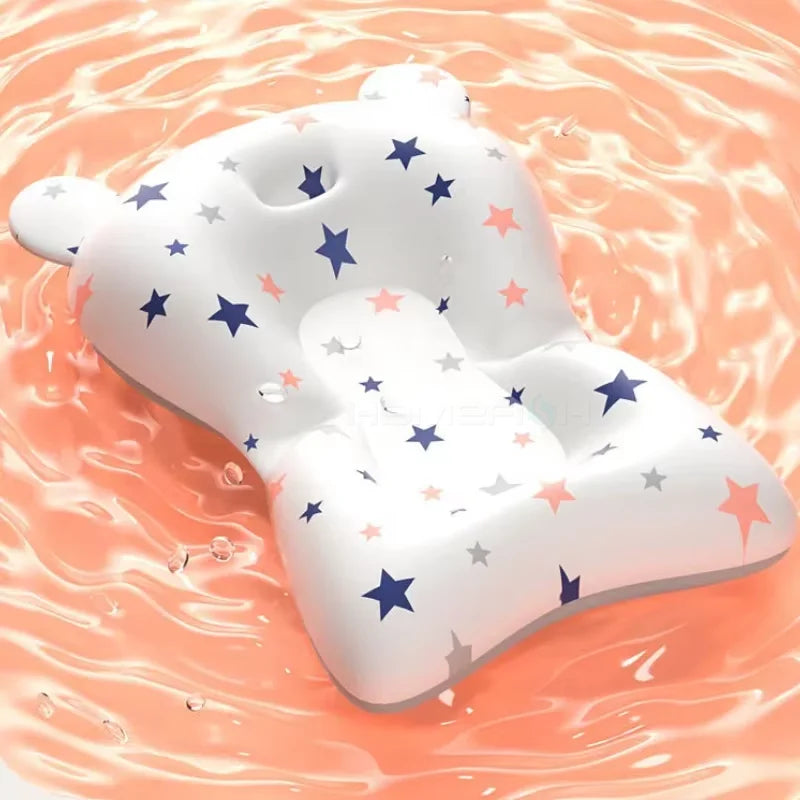 Cojín de apoyo ajustable para el baño del bebé