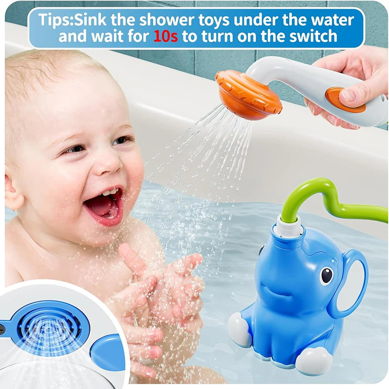 Juguete de baño con bomba de agua para niños
