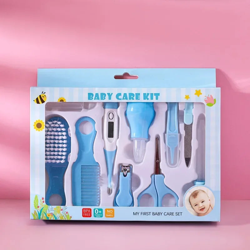 Kit esencial para el cuidado del bebé.