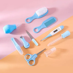 Kit esencial para el cuidado del bebé.