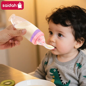 Tetina dosificadora de silicona para bebés