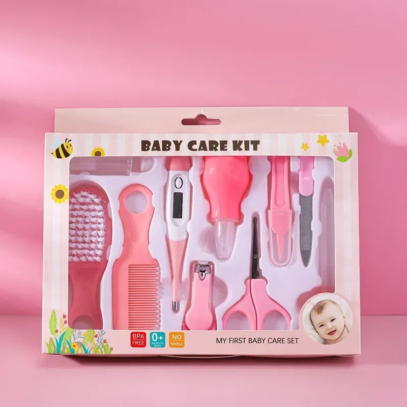 Kit esencial para el cuidado del bebé.