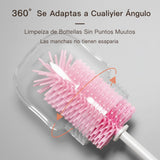 Cepillo de silicona para limpiar biberones