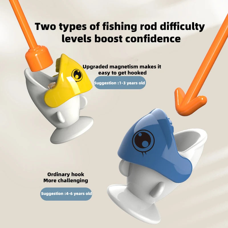 Juguetes de pesca magnéticos para bebés.