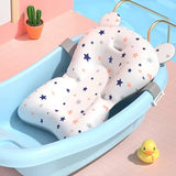 Cojín de apoyo ajustable para el baño del bebé