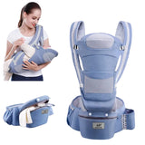 Mochila ergonómica tipo canguro para bebé, con asiento para la cadera