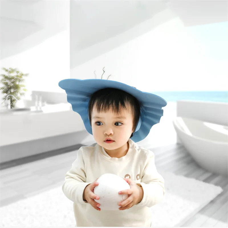 Gorro de ducha infantil suave y ajustable