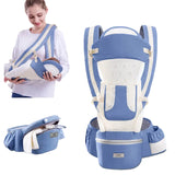 Mochila ergonómica tipo canguro para bebé, con asiento para la cadera