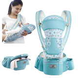 Mochila ergonómica tipo canguro para bebé, con asiento para la cadera