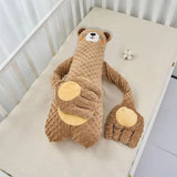 Electric pillow with clapping function to soothe